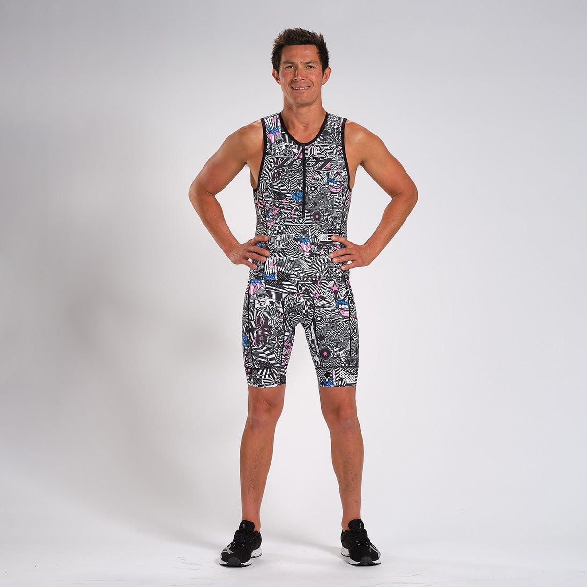 Zoot Sports Triathlon Tops Mens LTD Triathlon Tank - American Rebel