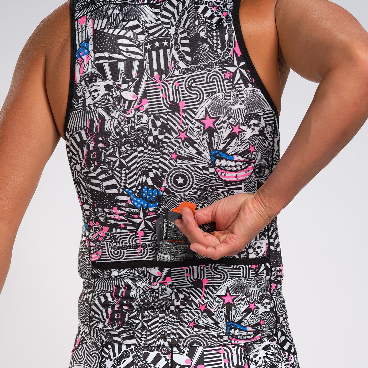 Zoot Sports Triathlon Tops Mens LTD Triathlon Tank - American Rebel