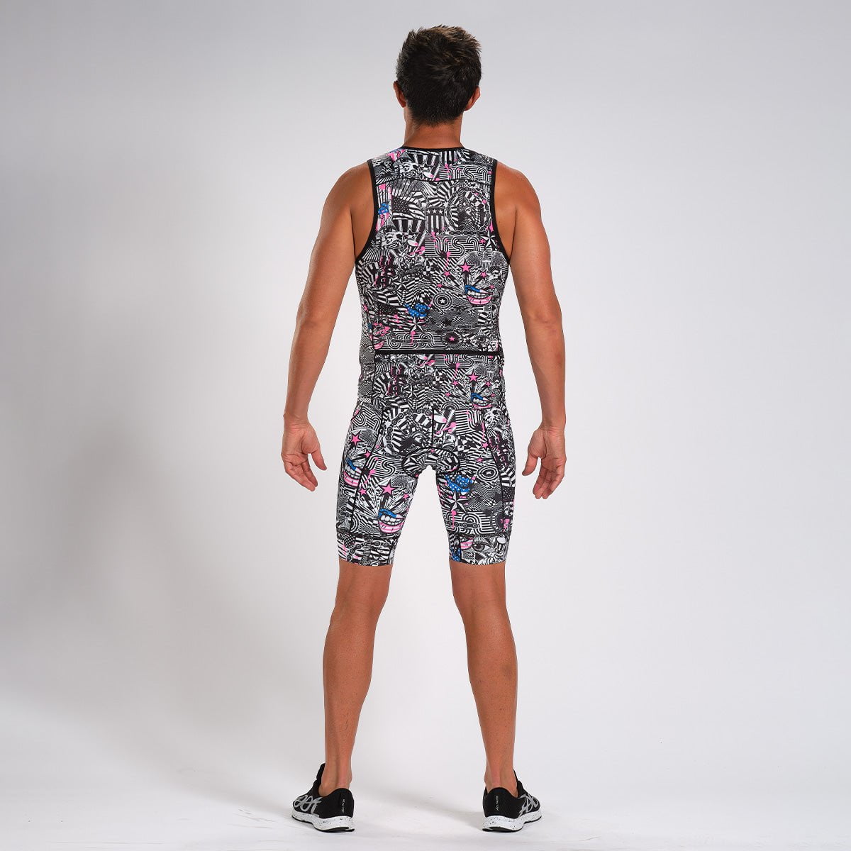 Zoot Sports Triathlon Tops Mens LTD Triathlon Tank - American Rebel