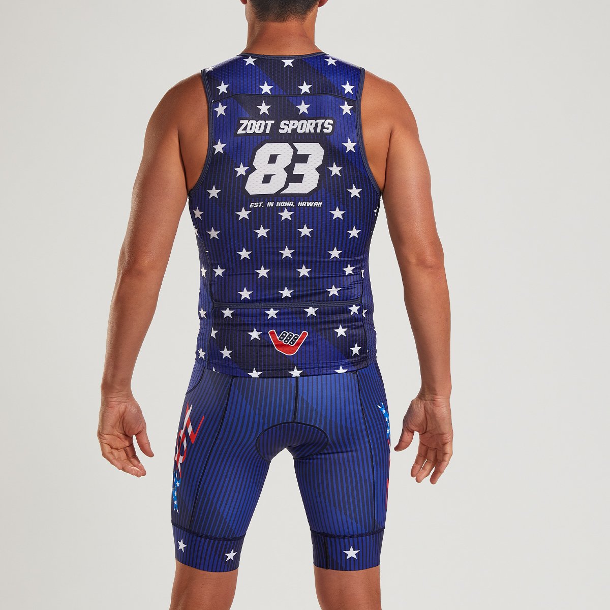 Zoot Sports TRI TOPS MENS LTD TRI TANK - STARS & STRIPES