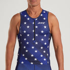 Zoot Sports Mens LTD Triathlon Tank - Stars & Stripes