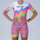 Zoot Sports TRI TOPS Women's Ltd Tri Aero Jersey - Salty Groove