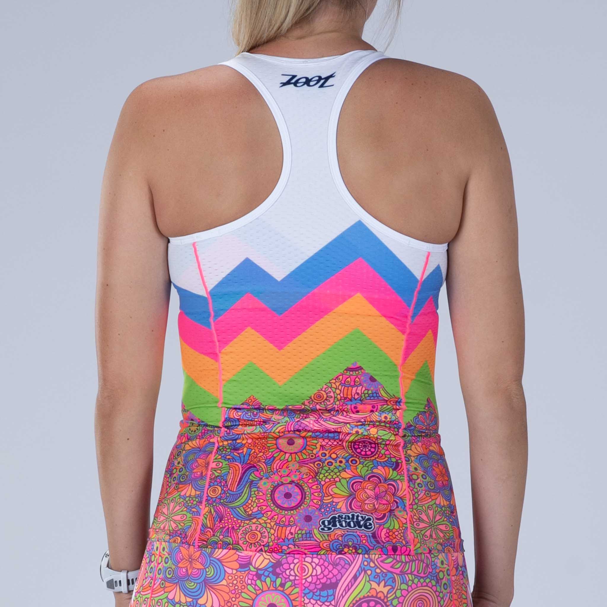 Zoot Sports TRI TOPS Women's Ltd Tri Racerback - Salty Groove