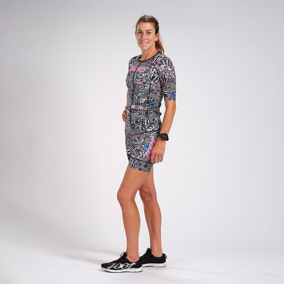 Zoot Sports Triathlon Tops Womens LTD Triathlon Aero Jersey - American Rebel