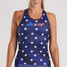 Zoot Sports TRI TOPS WOMENS LTD TRI RACERBACK - STARS & STRIPES