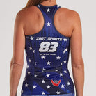 Zoot Sports TRI TOPS WOMENS LTD TRI RACERBACK - STARS & STRIPES